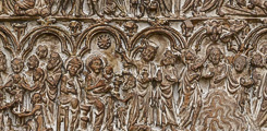 Panneau sculpté en bas-relief - BM 520 - Musée du trésor de la Cathédrale d'Aoste (I)
