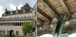 Plafond de l'ancien palais épiscopal d'Auxerre, actuelle Préfecture de l'Yonne