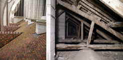 Toiture et charpente des Bas-côtés Nord et Sud de la Cathédrale Saint-Etienne d'Auxerre (Yonne) - Bourgogne