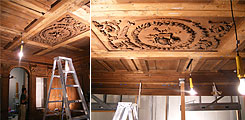 Boiseries et plafond d'une pièce provenant de Chiavenna (Nord d'Italie) - Seattle Art Museum, Seattle (USA)