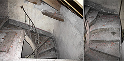 Escalier intérieur du château de Brabois - Villers-les-Nancy (54)