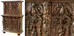 Armoire bourguignonne (attribuée à l'atelier Sambin) - Collection particulière