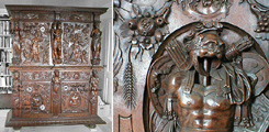 Cabinet deux corps (attribué à l'atelier d'Hugues Sambin) - Collection particulière