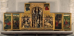 Retable de la Passion, Eglise paroissiale Saint-Roch, Ternant (Nièvre) - Bourgogne